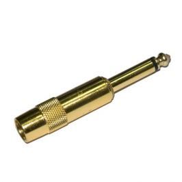 Разъем Jack G&H Gold Body 1/4 (моно прямой)