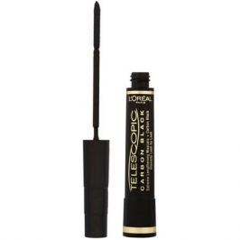 L'Oreal Paris Telescopic Carbon Black Тушь для ресниц для удлинения и разделения Черный Уголь