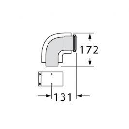 Vaillant Отвод 87, 60/100 Рр