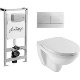 E5504/ E4326 - Patio Cет Инсталляция с подвесным унитазом Patio (E4187+E70007 + монтажная рама в комплекте с крепежами E5504, кнопка E4326 хром)