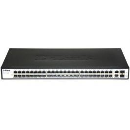 Коммутатор D-LINK DES-1050G/C1A неуправляемый 48 портов 10/100BASE-T 2x combo 10/100/1000BASE-T/SFP