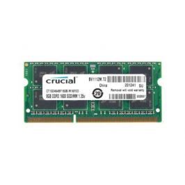 Оперативная память SO-DIMM DDR3 Crucial 8Gb (pc-12800) 1600MHz <Retail> (CT102464BF160B)