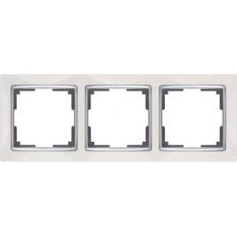 Рамка Snabb на 3 поста белая WL03-Frame-03-white 4690389046124