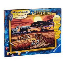 Набор для рисования Ravensburger Раскрашивание по номерам Африка от 10 лет 28819