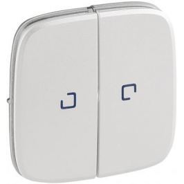 Лицевая панель Legrand Valena Allure для выключателя 2-клавишного с подсветкой жемчуг 755229
