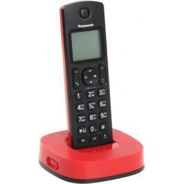 Радиотелефон DECT Panasonic KX-TGC310RUR черно-красный