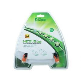 Кабель AOpen Mini-HDMI to Mini-HDMI 19M/M 1.4V+3D/Ethernet <ACG585O-1.8M> 24K Gold plated, Blister