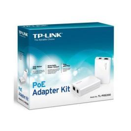 Набор PoE адаптеров TP-Link TL-PoE200 (PoE-инжектор и PoE-сплиттер 802.3af)