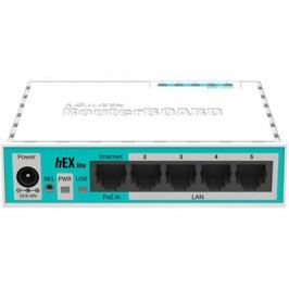 Маршрутизатор Mikrotik hEX lite 5x10/100 Mbps RB750r2