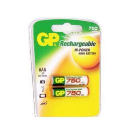 Аккумулятор 750 mAh GP GP75AAAHC-2CR2 AAA 2 шт