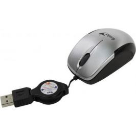 Мышь проводная Genius Micro Traveler V2 (31010125102) серебристый USB