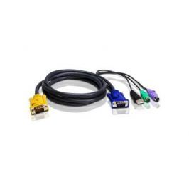 Кабель ATEN 2L-5301U HD15M/USBM/SP/SP-SPHD15M 1.2м
