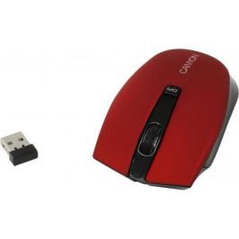 Мышь беспроводная Canyon CNS-CMSW5R красный USB