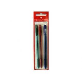 Шариковая ручка Faber-Castell Grip 2020 красный синий зеленый 3шт 263417