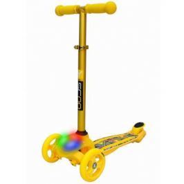 Самокат Y-SCOO RT TRIO DIAMOND 120 Kaleidoscope 12"/8" желтый