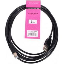 Кабель USB 2.0 AM-BM 3.0м VCOM Telecom USB100G-3M