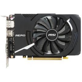 Видеокарта 4096Mb MSI GeForce GTX1050Ti PCI-E GDDR5 GTX 1050 TI AERO ITX 4G OC V1 Retail