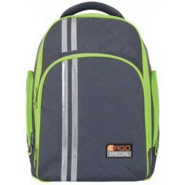 Рюкзак с анатомической спинкой Tiger Enterprise ENTERPRISE RAINBOW COLLECTION LIME&GREY 19 л серый