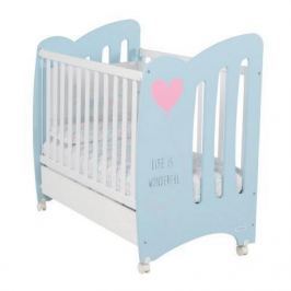 Кроватка Micuna Wonderful (sky blue/white)