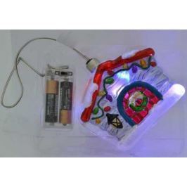 Елочные украшения Winter Wings "Домик с LED" 10 см 1 шт стекло N07725