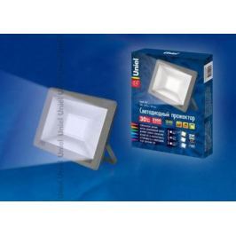 Прожектор светодиодный (UL-00001848) Uniel 30W 6000K ULF-F15-30W/DW IP65 185-240В Silver