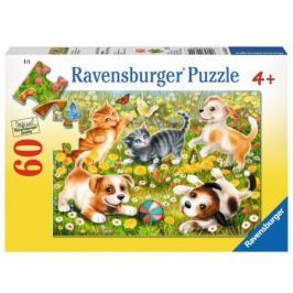 Пазл Ravensburger "Котики и собачки" 60 элементов