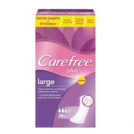 Салфетки Carefree plus Large без отдушки 36 шт 80172