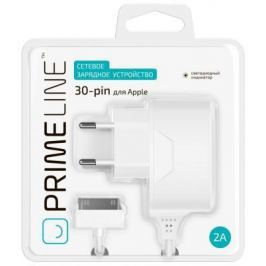 Сетевое зарядное устройство Prime Line 2308 30-pin Apple 2.1A белый