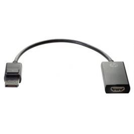 Переходник DisplayPort HP 2JA63AA круглый черный
