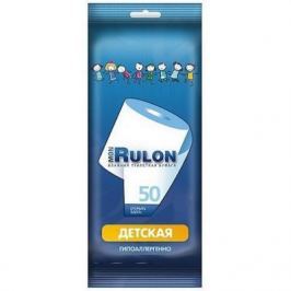 Влажная туалетная бумага Mon Rulon Детская не содержит спирта влажная гипоаллергенные 50 шт