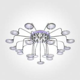 Потолочная люстра с пультом ДУ Eurosvet Spider 80109/21 хром/синий+фиолетовый