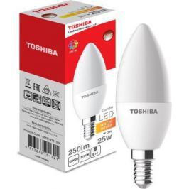 Лампа TOSHIBA 00501315132A светодиодная свеча 25Вт 2700k 80ra nd Е14 frosted-1pk